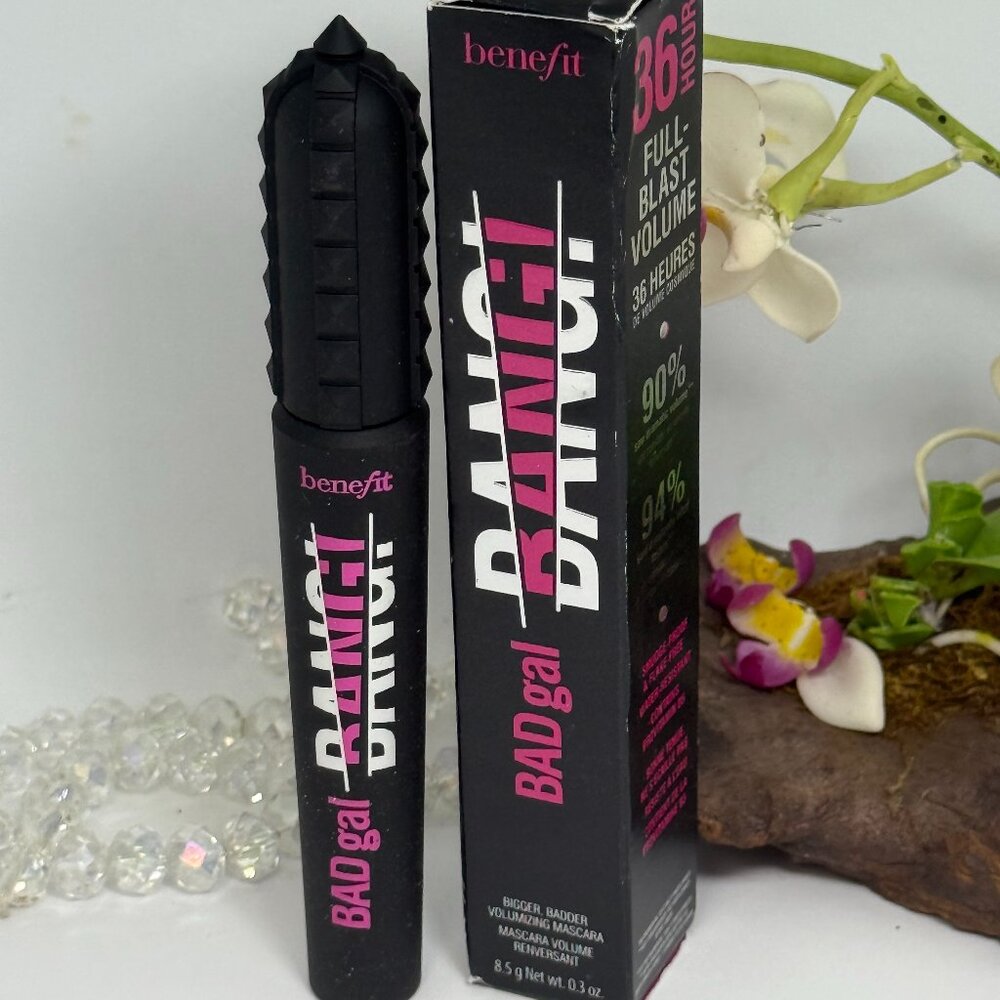 Benefit BAD Gal Bang! Volumizing Mascara - Intense Pitch Black - Full Size -NIB*